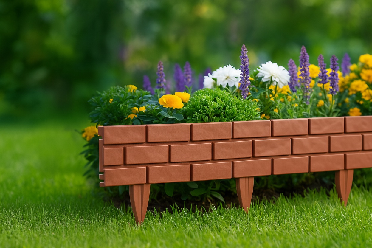 Plastic Plug-in Garden Fence Border Edging – 3 Pack Options | Wowcher