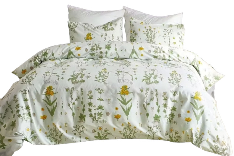 Luxury Microfiber Duvet Set - Soft & Breathable, Single, Double or King | Wowcher