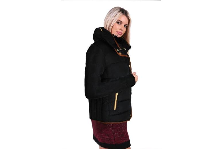 Unisex Black Wrenly Lightweight Quilted Hooded Jacket – Versatile Summer Layer for All Genders | Wowcher