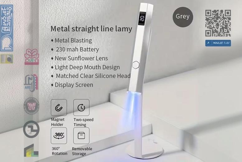 Portable UV LED Nail Dryer Lamp – Fast Gel Curing, USB Rechargeable, Compact Beauty Tech, 4 Colours | Wowcher