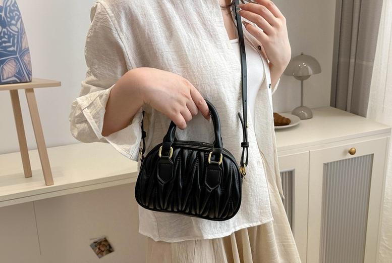 Black Designer  Women’s Bowling Bag – 5 Colours | Wowcher