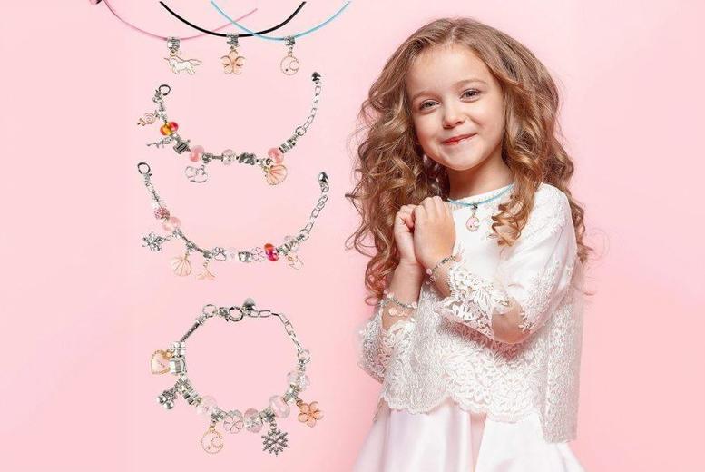 66-Piece Stainless Steel Adjustable Charm Bracelet Kit – Hypoallergenic, Gift-Ready | Wowcher 66-Piece Stainless Steel Adjustable Charm Bracelet Kit – Hypoallergenic, Gift-Ready | Wowcher