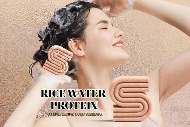 Rice Protein & Biotin Solid Shampoo & Conditioner Bars – Colour Safe, Vegan, Zero Waste | Wowcher Rice Protein & Biotin Solid Shampoo & Conditioner Bars – Colour Safe, Vegan, Zero Waste | Wowcher