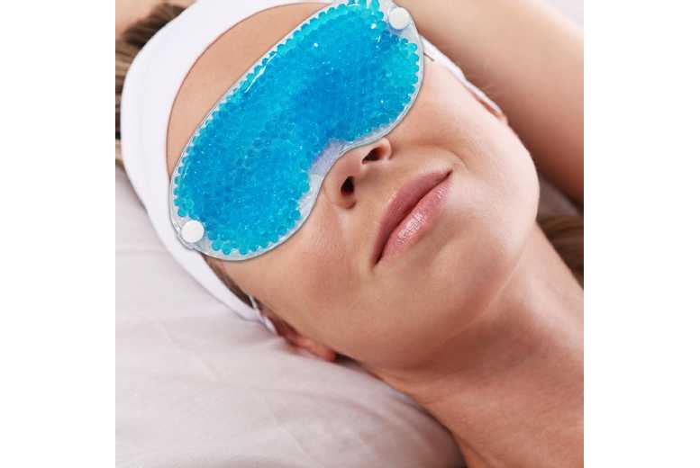 Heating & Cooling Gel Bead Eye Mask for Soothing Relaxation | Wowcher