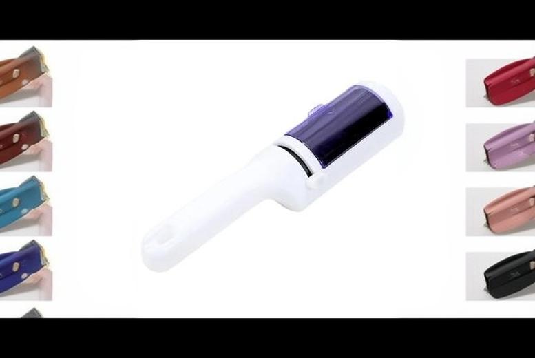 Large Capacity Washable Pet Hair Remover Roller in White – 2 Pack Options | Wowcher