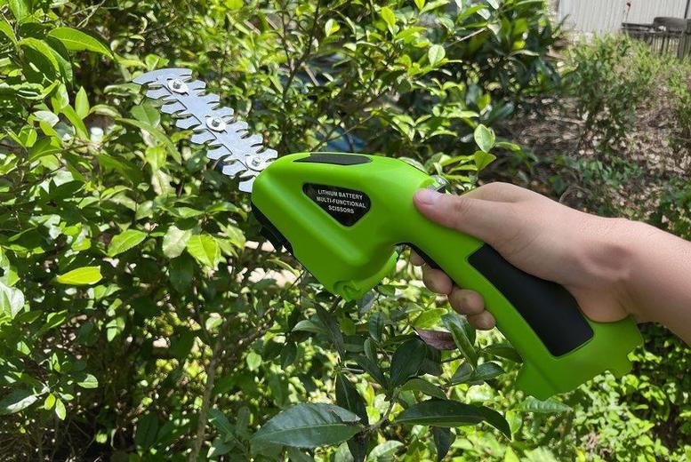 2-in-1 Cordless Electric Pruning Shears – Lightweight, Ergonomic, Safety Lock, 7.2V Power | Wowcher 2-in-1 Cordless Electric Pruning Shears – Lightweight, Ergonomic, Safety Lock, 7.2V Power | Wowcher