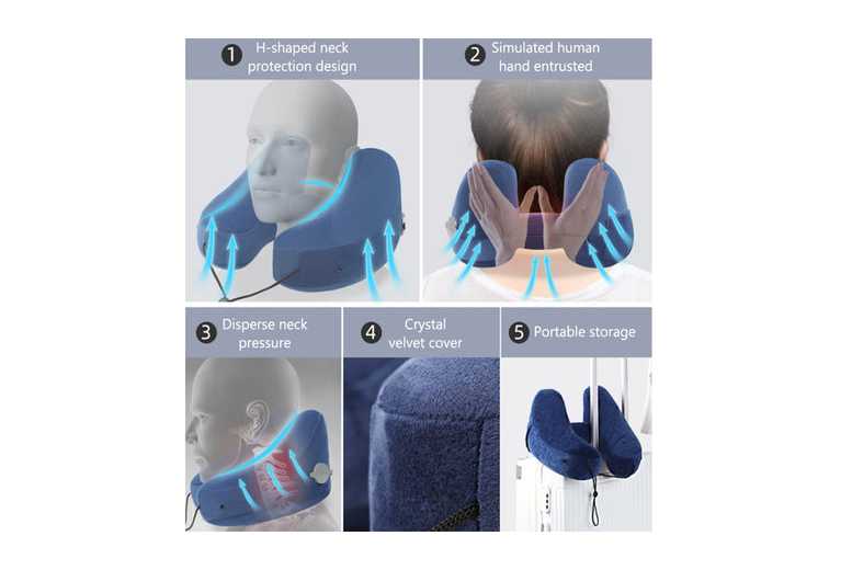 Travel Neck Pillow with Hat – Inflatable & Detachable Design | Wowcher Travel Neck Pillow with Hat – Inflatable & Detachable Design | Wowcher