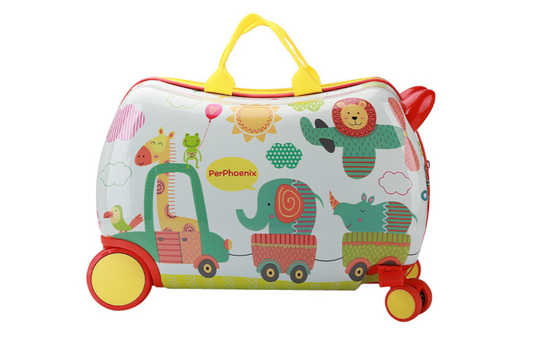 Kids’ Lightweight Ride-On Suitcase – 5 Fun Styles for Toddlers & Children – Cabin Luggage | Wowcher