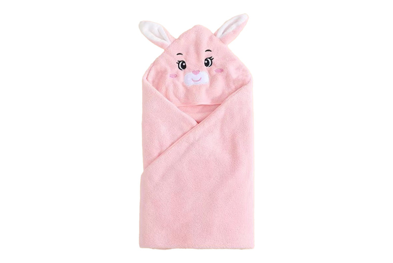 Ultra-Soft Fleece Baby Poncho – Hypoallergenic, Unisex, 5 Cartoon Designs, One Size | Wowcher