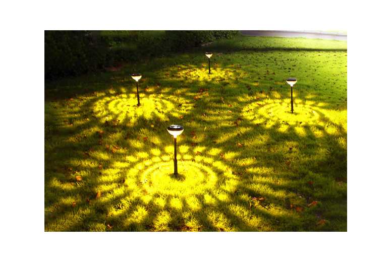 2Pcs Solar LED Path Lights – Colour Changing, IP65 Waterproof, Outdoor Garden Lighting | Wowcher
