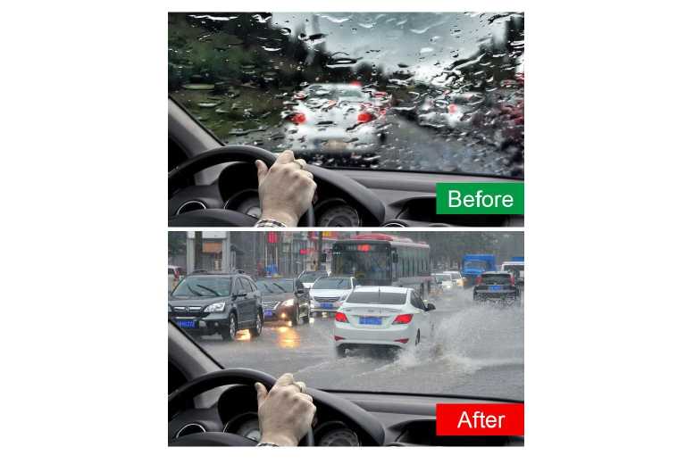 Hydrophobic Car Glass Coating Agent – 260ml, Water-Repellent, Easy Application | Wowcher