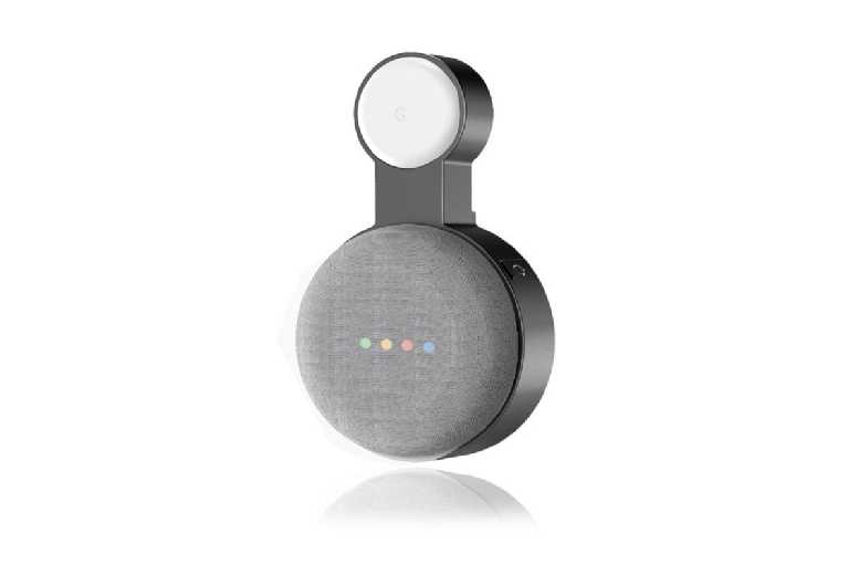 Wall Mount Storage Holder for Google Nest Mini – ABS Plastic, Secure Clip, Minimalist Design (2 Colours) | Wowcher Wall Mount Storage Holder for Google Nest Mini – ABS Plastic, Secure Clip, Minimalist Design (2 Colours) | Wowcher