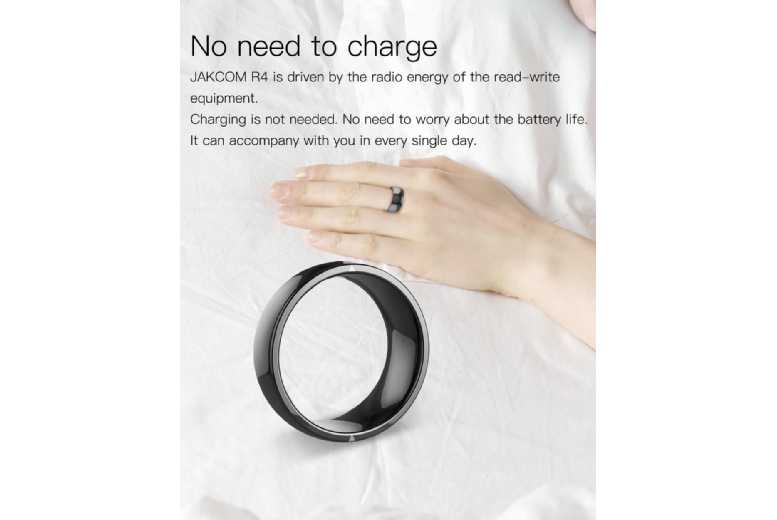 R4 NFC Smart Fitness Ring – Health Tracker & Activity Monitor for iOS/Android | Wowcher