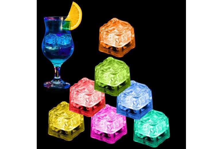 12-Piece LED Ice Cubes Set – Food-Safe Acrylic Tableware Decoration | Wowcher 12-Piece LED Ice Cubes Set – Food-Safe Acrylic Tableware Decoration | Wowcher