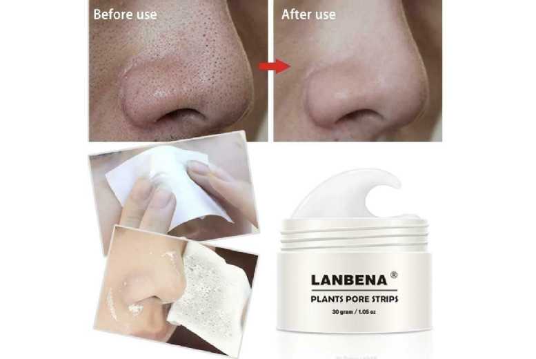 Aloe Vera Blackhead Remover Pore Strips & Soothing Peel-Off Mask – For Sensitive Skin | Wowcher