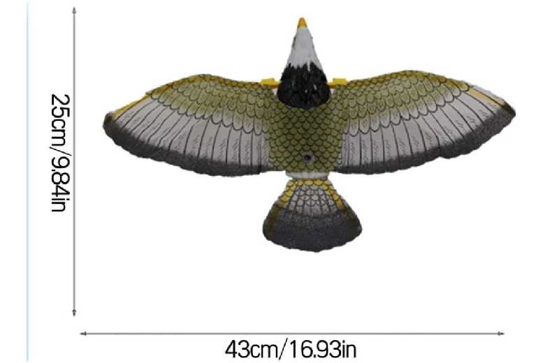 Weather-Resistant Bird Repellent Eagle Decoy | Wowcher