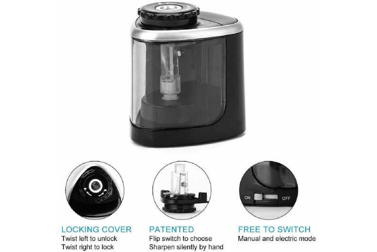 Electric Pencil Sharpener for Home or Office | Wowcher