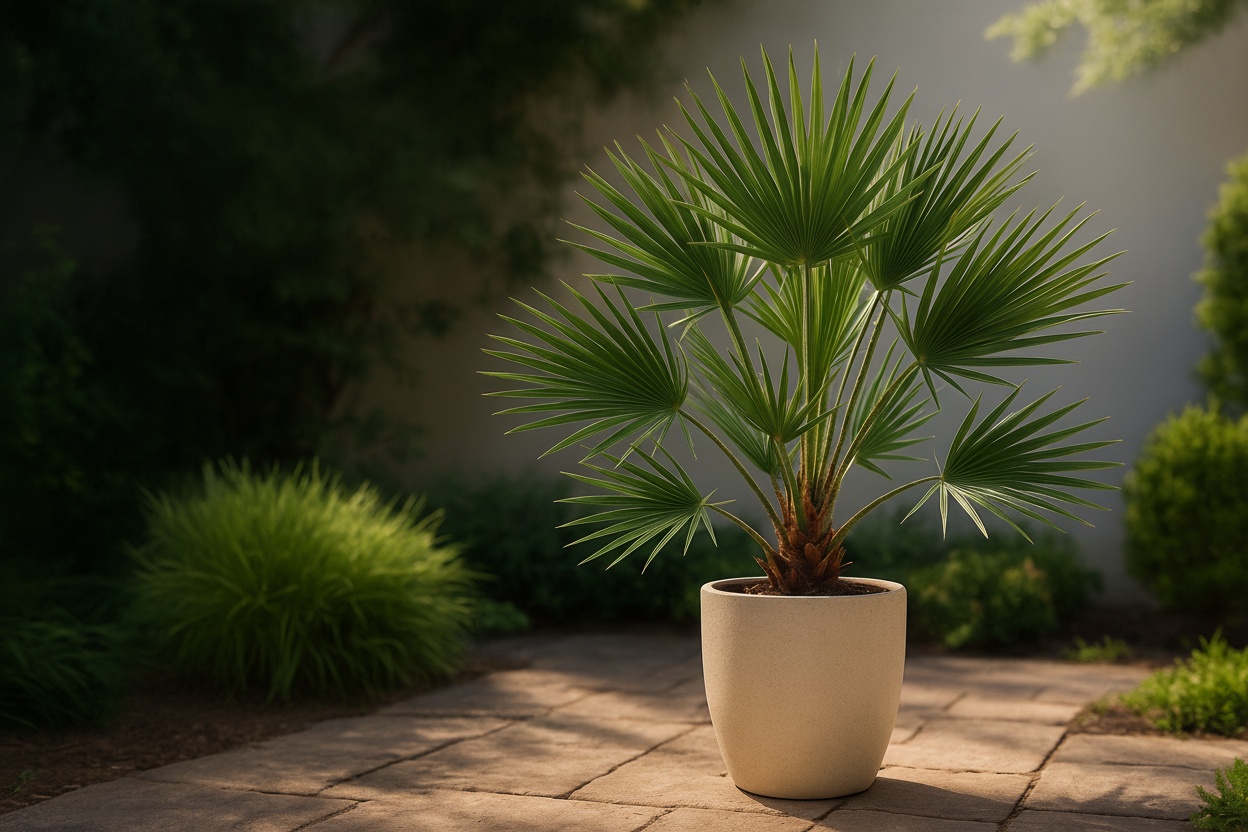 European Fan Palm Tree (Chamaerops Humilis) – Cold-Hardy XL Palm for Gardens & Patios (70-80cm) | Wowcher