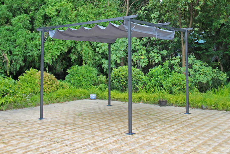 Royalcraft 3.5m x 3.5m Prague Weather-Resistant Steel Pergola Gazebo | Wowcher Royalcraft 3.5m x 3.5m Prague Weather-Resistant Steel Pergola Gazebo | Wowcher