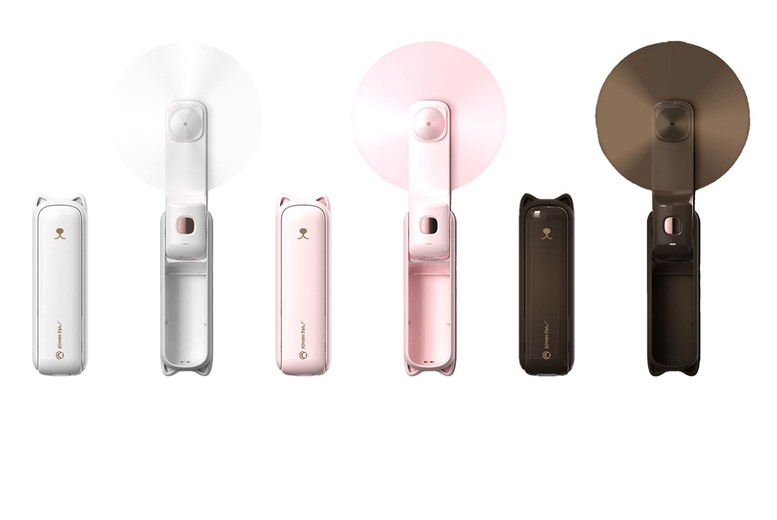 3-in-1 Mini USB Fan, Power Bank & LED Flashlight – Portable, Adjustable 3-Speed Cooling | Wowcher