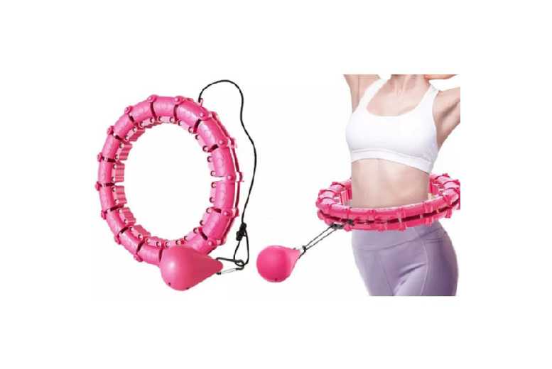 24 Knots Fitness Hula Hoop Detachable Weighted Hoops | Wowcher