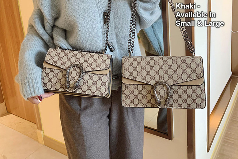 Gucci Inspired Elegant Women's Magnetic Buckle PU Leather