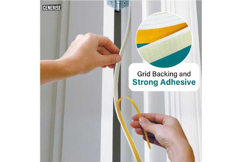 Foam Draught Seal Strips – Self-Adhesive, 10m Roll Set for Doors & Windows | Wowcher Foam Draught Seal Strips – Self-Adhesive, 10m Roll Set for Doors & Windows | Wowcher