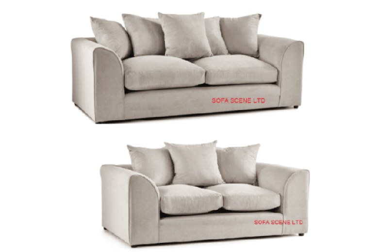 Modern Grey Fabric 3+2 Seater Sofa Set – Contemporary Living Room Comfort | Wowcher Modern Grey Fabric 3+2 Seater Sofa Set – Contemporary Living Room Comfort | Wowcher