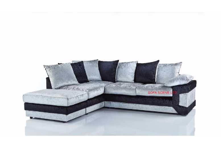 Henry Left Hand Fabric Corner Sofa – Modern 3-Seater with Swivel Chair | Wowcher
