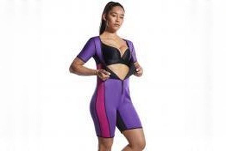 Unisex Black Full Body Sauna Sweat Suit Waist Trainer for Enhanced Workouts | Wowcher Unisex Black Full Body Sauna Sweat Suit Waist Trainer for Enhanced Workouts | Wowcher