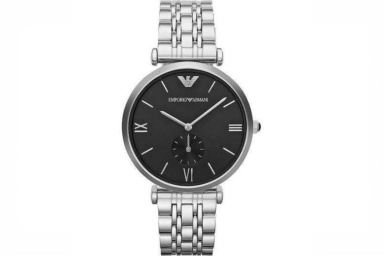 Emporio Armani AR1676 Men’s Watch – Stainless Steel & Water Resistant! | Wowcher