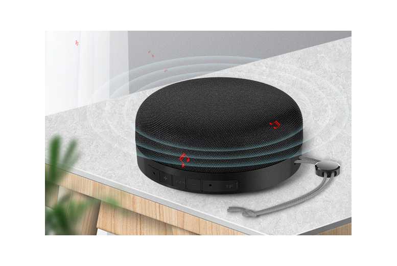 Wireless Mini Bluetooth Speaker with TWS and Hands-Free Calling | Wowcher Wireless Mini Bluetooth Speaker with TWS and Hands-Free Calling | Wowcher