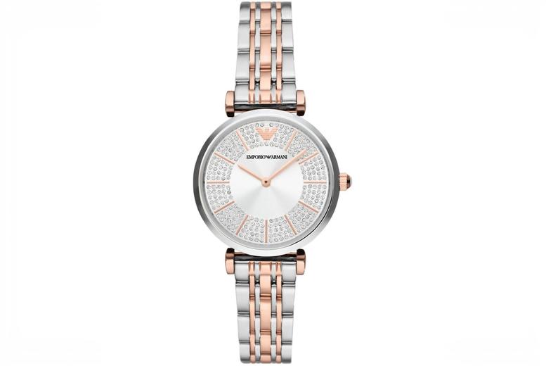 Emporio Armani AR11537 Two-Tone Stainless Steel Watch | Wowcher