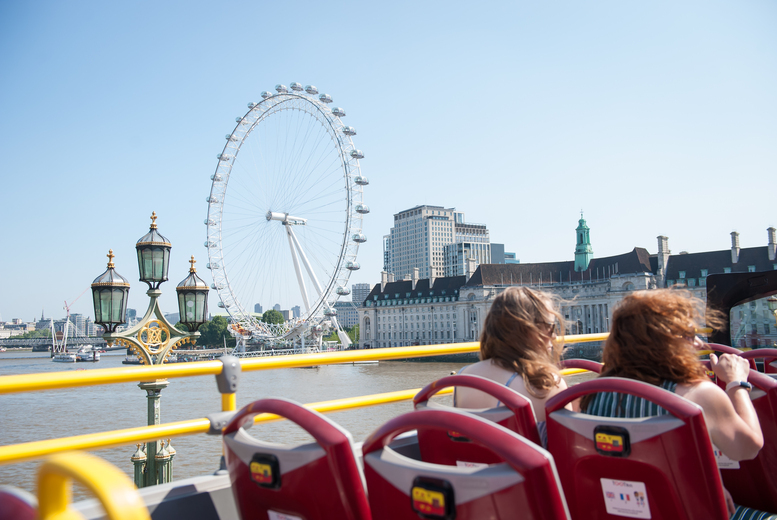 London 24 or 48 Hour Hop-On Hop-Off Open Top Bus Sightseeing Tour | Wowcher
