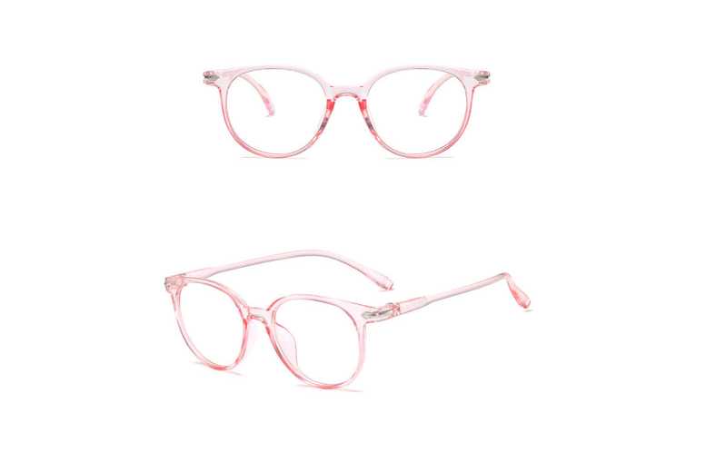 Unisex Transparent Blue Light Blocking Glasses – Lightweight PC Frame, Unisex, Modern Style | Wowcher