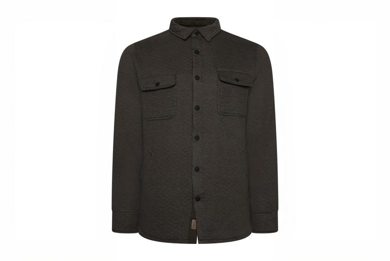 Cloudveil Virgil Men’s Quilted Overshirt – Brown, Grey, and Blue | Wowcher