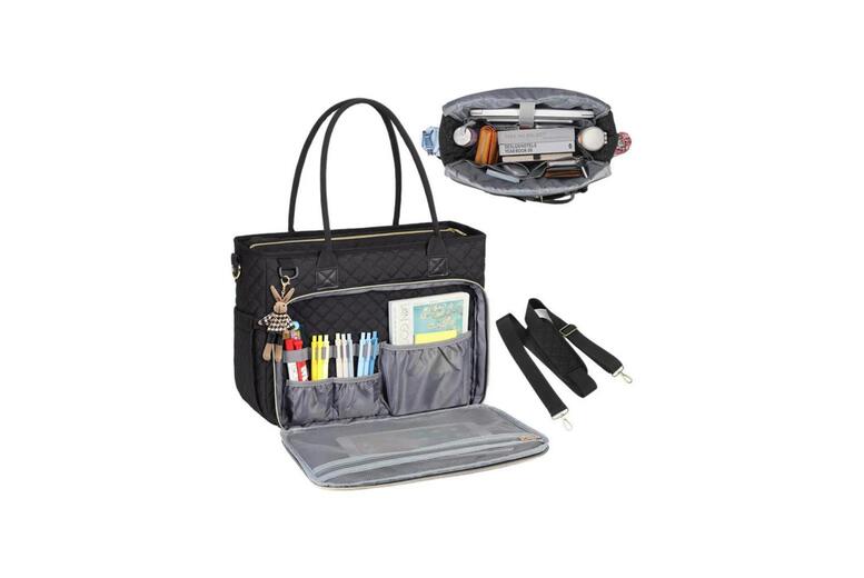 Unisex Black Spacious Large-Capacity Waterproof Travel Bag for Work or Getaways | Wowcher