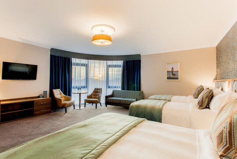 4* Amber Springs Hotel, Wexford Family Stay for 3: Breakfast, €20 Dining Credit, Leisure Access, Park Pass & Late Checkout | Wowcher 4* Amber Springs Hotel, Wexford Family Stay for 3: Breakfast, €20 Dining Credit, Leisure Access, Park Pass & Late Checkout | Wowcher