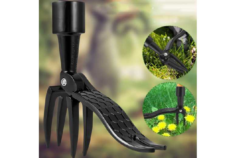 Stand Up Stainless Steel Weed Puller Tool – Ergonomic Long Handle, Anti-Slip Claws, Heavy-Duty Garden Remover | Wowcher Stand Up Stainless Steel Weed Puller Tool – Ergonomic Long Handle, Anti-Slip Claws, Heavy-Duty Garden Remover | Wowcher