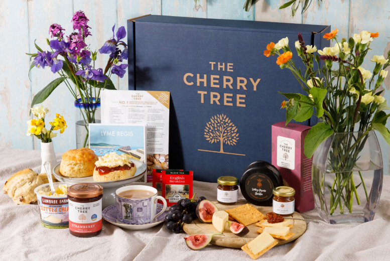 Classic Afternoon Tea Gift Hamper for Two – Luxury Food Gift Box from The Cherry Tree | Wowcher