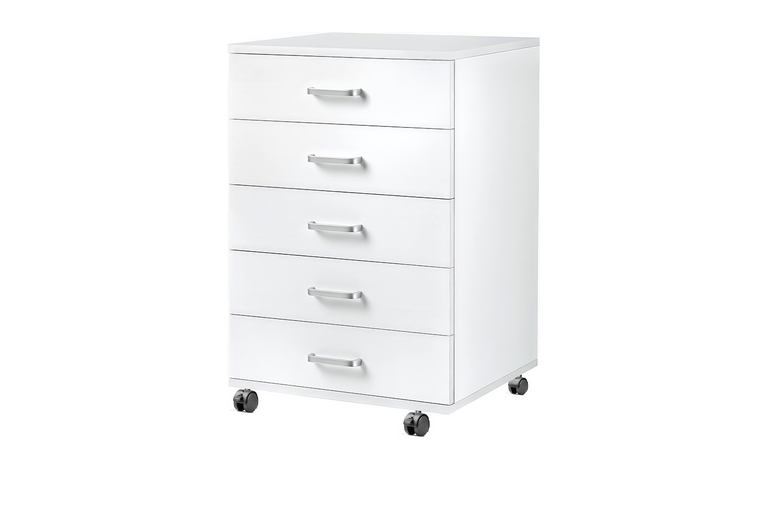 Versatile 5-Drawer Mobile File Cabinet for Home or Office Use | Wowcher