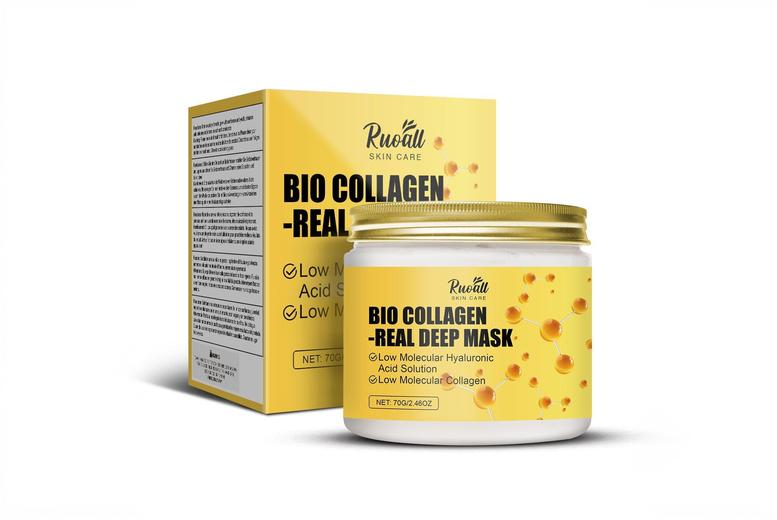 Hydrating Deep Collagen Hyaluronic Acid Peel of Mask – 3 Options! | Wowcher