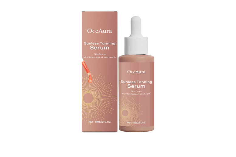 Hydrating Sunless Tanning Serum with Shea Butter & Watermelon – Streak-Free Glow for All Skin Types (60ml, Dropper) | Wowcher