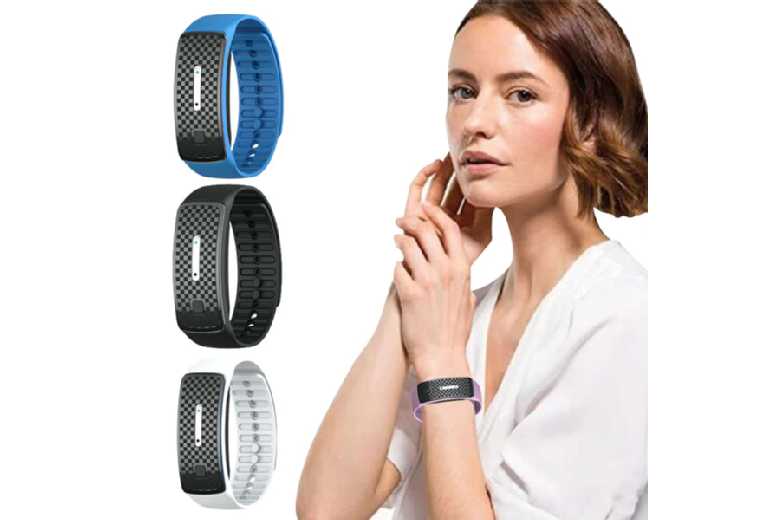 Adjustable Ultrasonic Anti-Mosquito Repellent Bracelet – Rechargeable, Water-Resistant Band | Wowcher