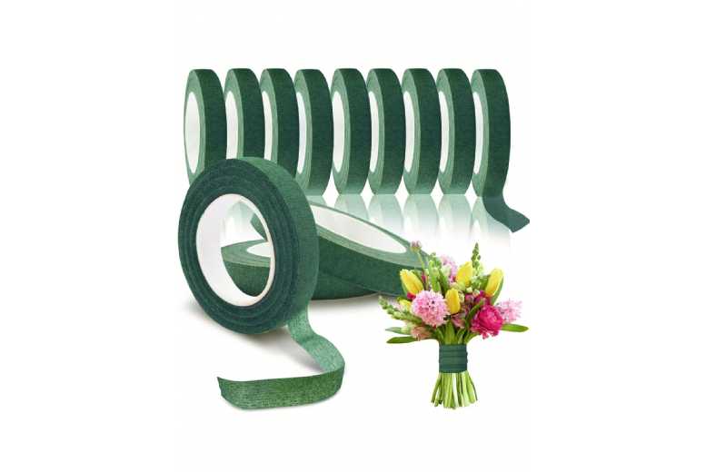 Green PVC Floral Tape – Durable Bouquet Wrapping for Modern Home Decor & DIY Crafts | Wowcher