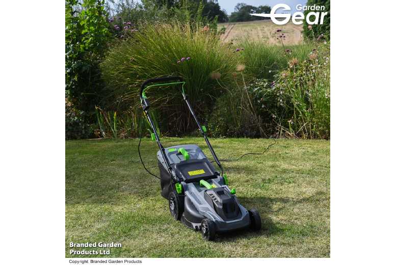 Aerotek 1600W Electric Lawn Mower – Wide 38cm Cut, Adjustable Height, Large Grass Collection Box | Wowcher