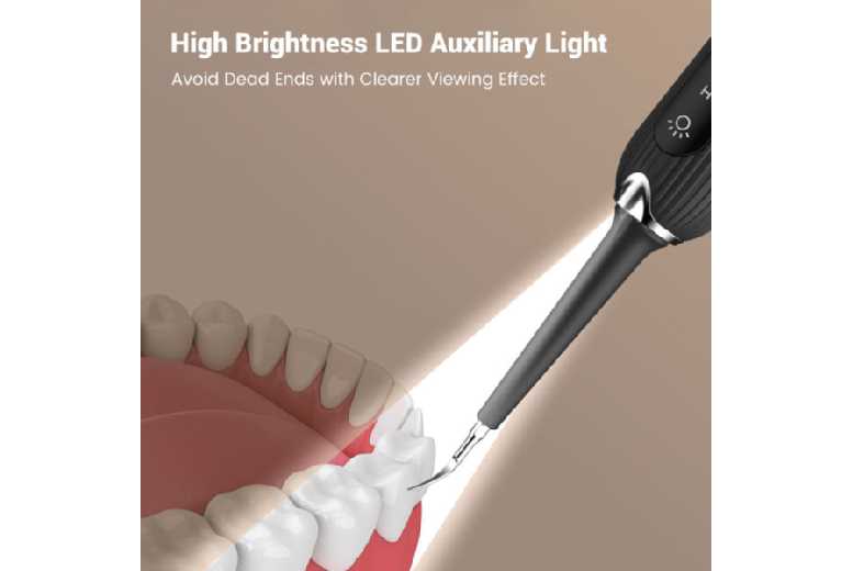 6Pcs Electric Plaque Remover & Toothbrush Set – Multi-Head Oral Care Kit, USB Rechargeable | Wowcher