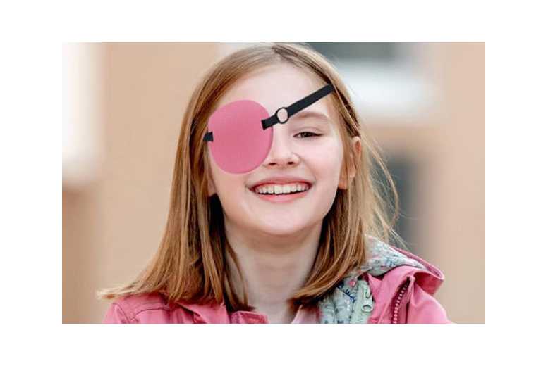 Unisex Pink 2Pcs Adjustable Lazy Eye Patches for Left or Right Eyes | Wowcher Unisex Pink 2Pcs Adjustable Lazy Eye Patches for Left or Right Eyes | Wowcher