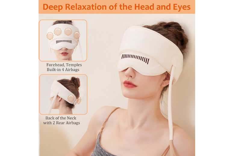 Professional Electric Head Massager with Heat Therapy – Advanced Scalp Relaxation Beauty Tool | Wowcher