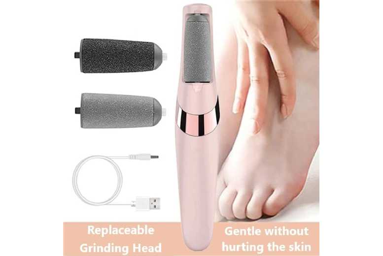Professional Electric Foot Callus Remover – Rechargeable Waterproof Pedicure Tool for Smooth Feet | Wowcher